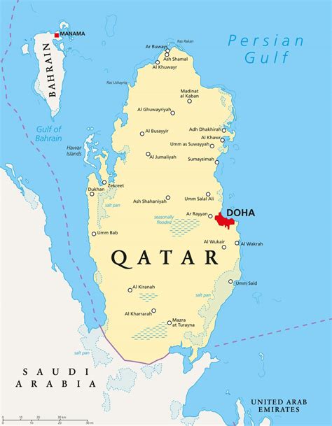 where is doha located in qatar